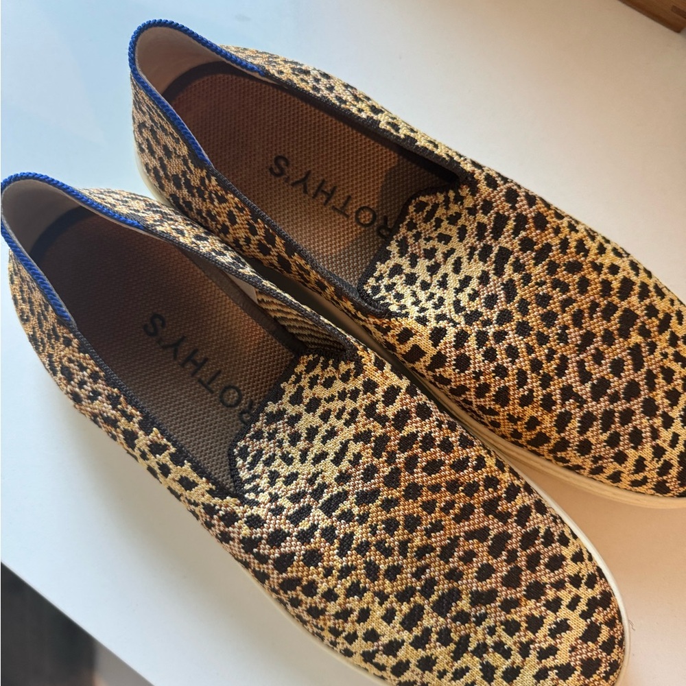 Rothy's Animal Print Slip-On Sneakers - Picture 2 of 4